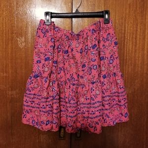 Lane Bryant Floral Ruffle Skirt